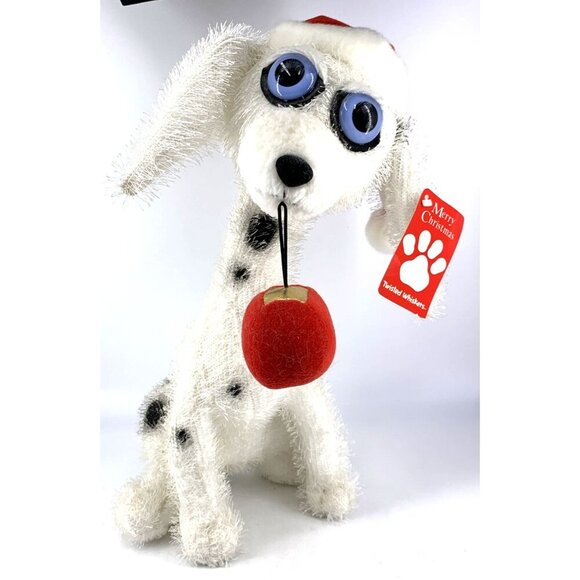 Twisted Whiskers Dog Dalmation Christmas Plush American Greetings 15" NWT - Picture 1 of 6